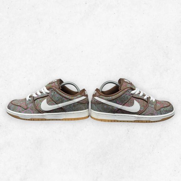 Nike SB Dunk Low Pro Paisley Brown Pink Men\'s Size 7 Sneakers DH7534-200 w/Box main image 12